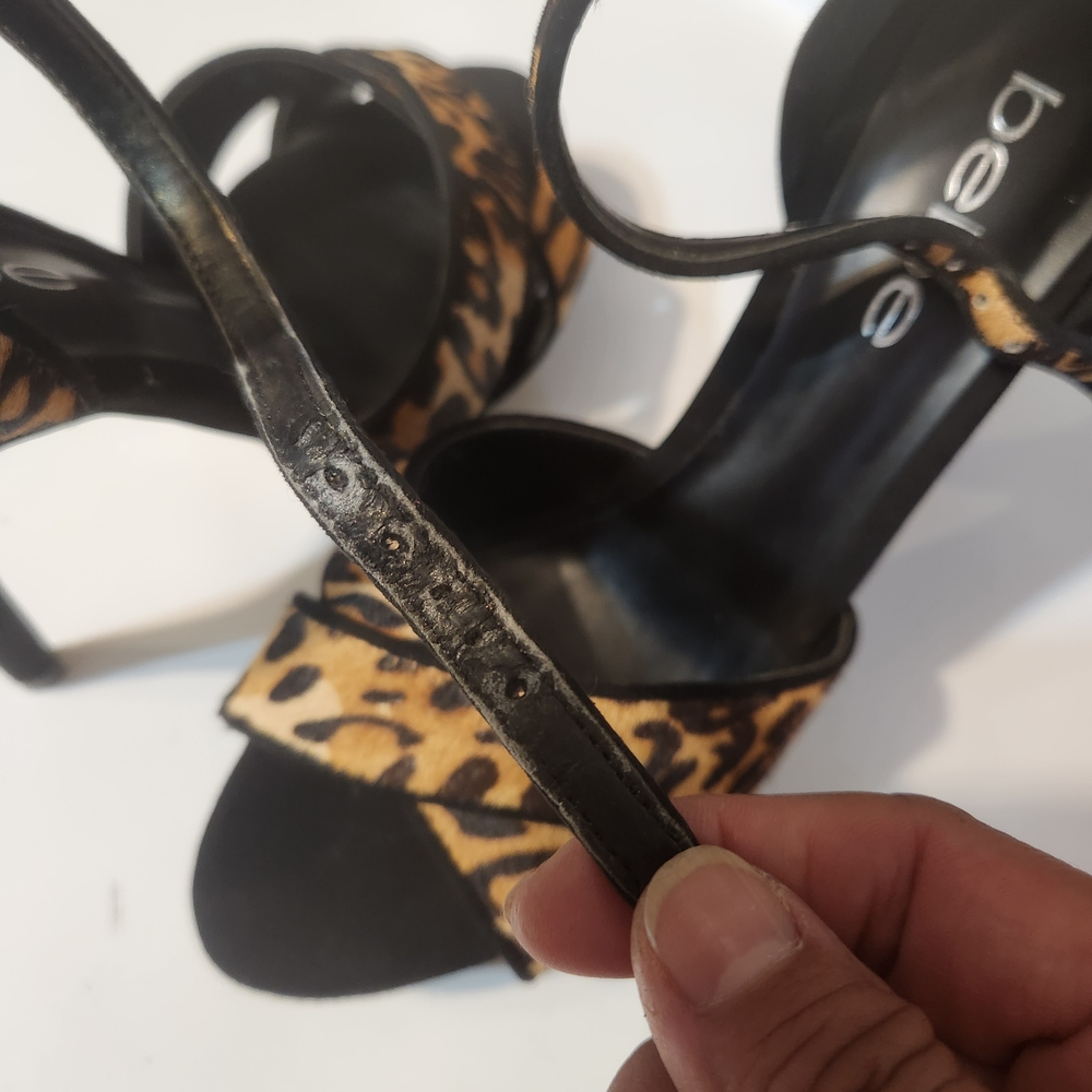 bebe Animal Print Platform Heels - Picture 9 of 13